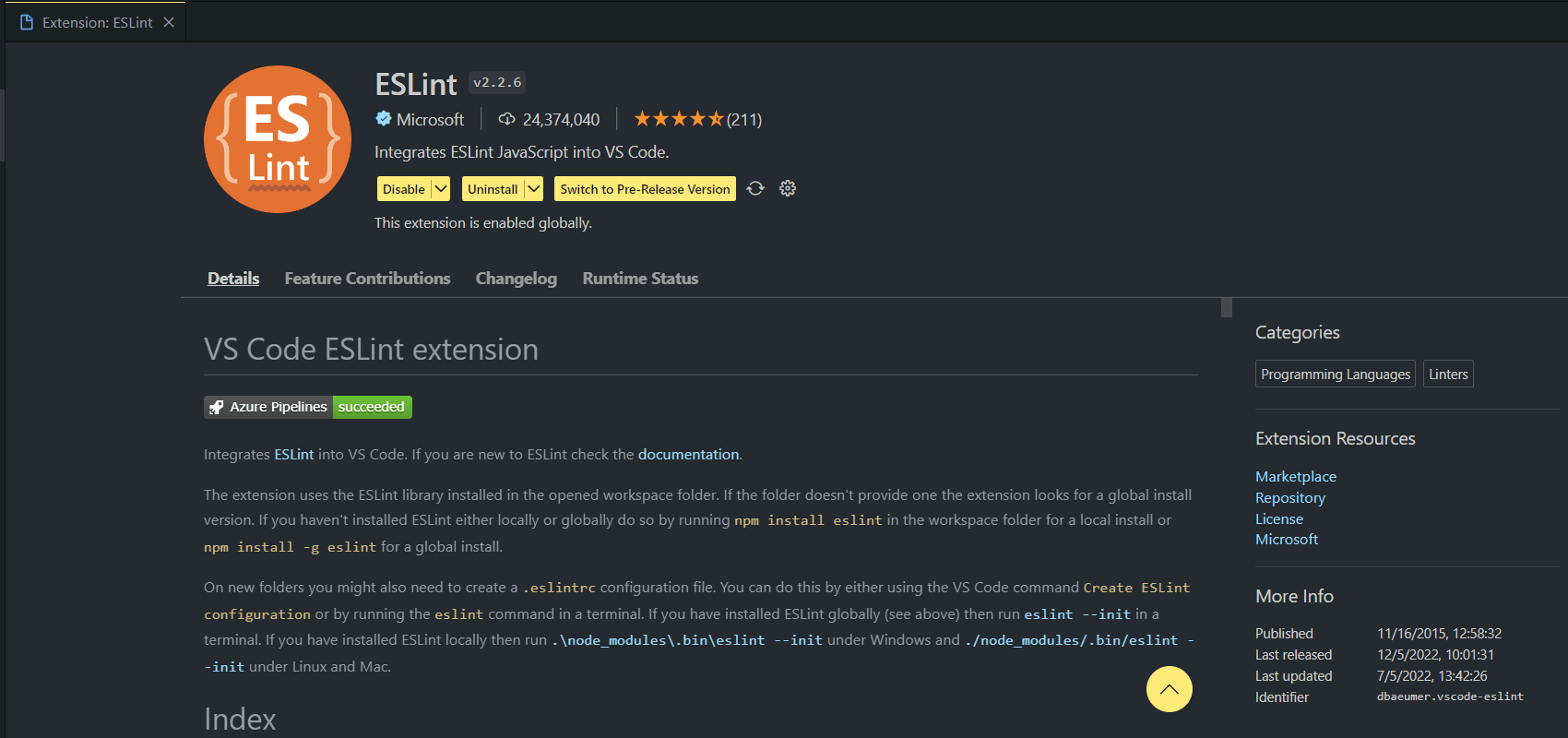 ESLint VSCode Plugin