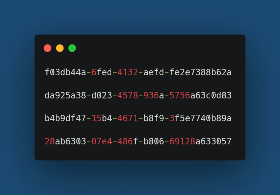 Blog-Post: uuids